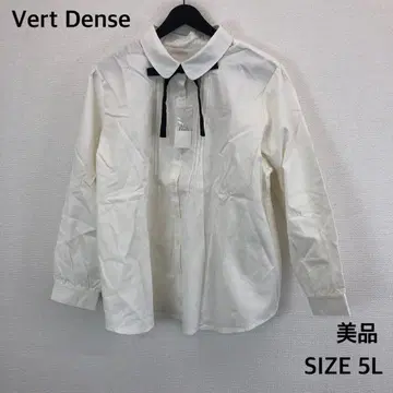 택 포함 새상품 Vert Dense 화이트 셔츠 5L 빅 사이즈