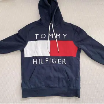 TOMMY HILFIGER 컬러 블록 후드티
