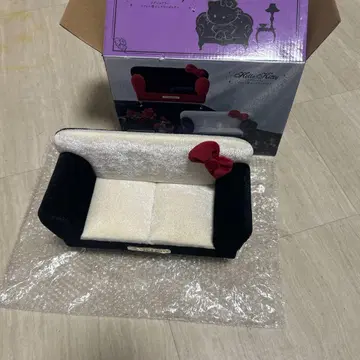 헬로키티 럭셔리 소파형 쥬얼리 박스 화이트