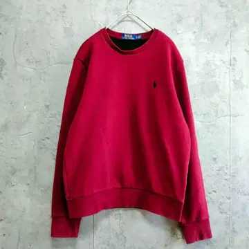 폴로 랄프로렌 트레이닝복 맨투맨 버건디 s