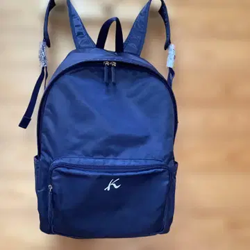 요코하마 모토마치 키타무라 K 로고 네이비 백팩