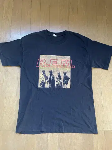 초레어 90'S 당시 R.E.M 밴드 티셔츠 빈티지