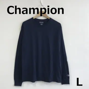 A0919A04 [ Champion ] 무지 크루넥 긴소매 T셔츠