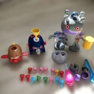 호빵맨 조립 DIY 나사 나사 다다단 모구링호 덤 호빵맨호