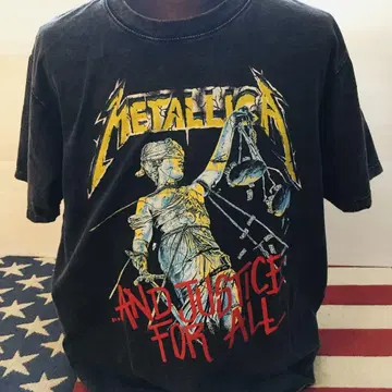 메탈리카 METALLICA L 밴드 티셔츠 락 티셔츠