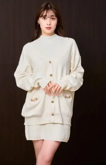 herlipto clemence knit dress set