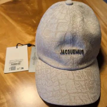 [ JACQUEMUS ] CROCO BEIGE 야구 모자 62