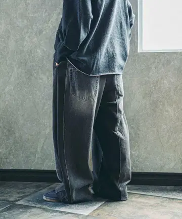 새상품급 niko and MODE NORM CORE 데님 패치워크 팬츠
