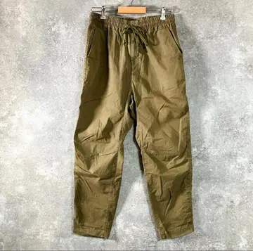 White Mauntaineering 이지 팬츠 카키 무지