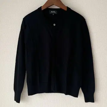 A.P.C. 블랙 가디건 XS