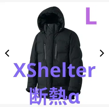 워크맨 엑스 쉘터 프리미엄 기가 퍼프 다운 코트 블랙 L