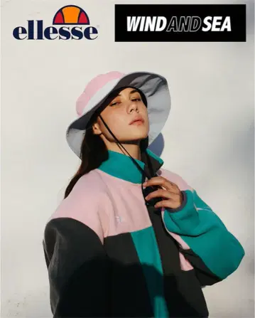 새상품급 wind and sea ellesse 엘레쎄 콜라보 햇