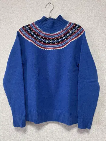 UNIQLO J.W.ANDERSON 노르딕 무늬 스웨터 M 파랑