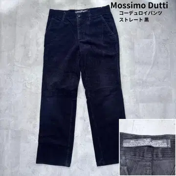 [ Massimo Dutti ] US 구제 의류 코듀로이 스트레이트 블랙