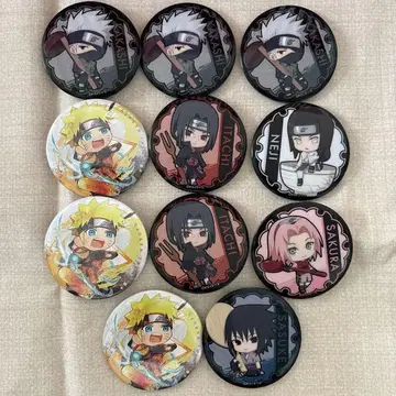 나루토 NARUTO 캔뱃지 사스케 카카시 사쿠라