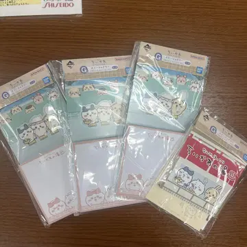 치이카와 (먼작귀) 제일복권 메모 G상 4개 세트