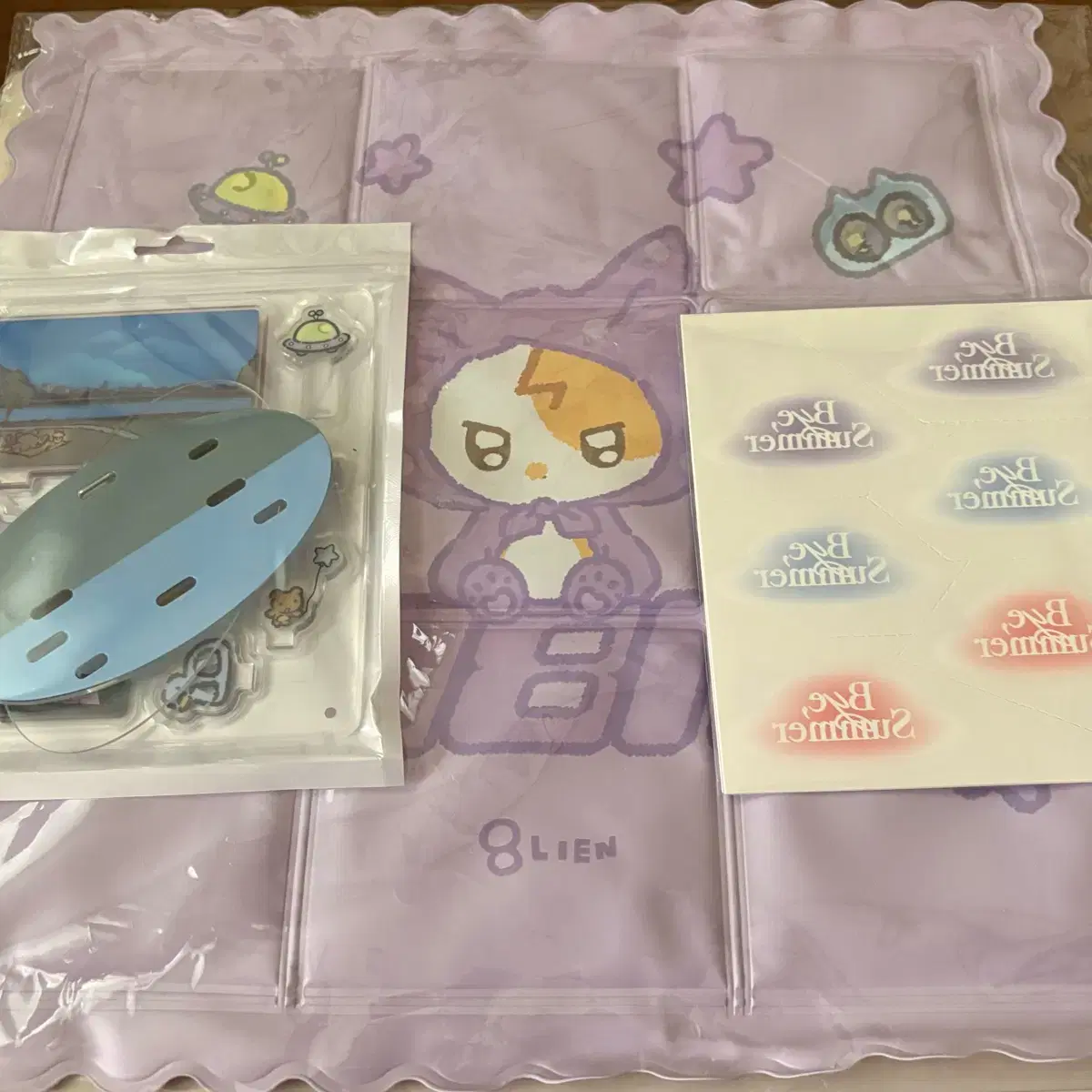 Iu fan meeting fanmeeting yeokjogon cushion acrylic stand tattoo sticker