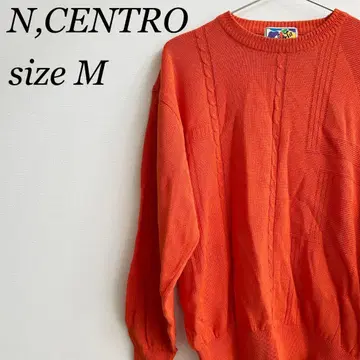 N,CENTRO 스웨터 얇은 소재 남성용 골프 빈티지 일본제 M