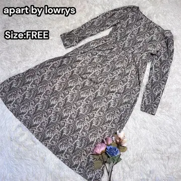apart by lowrys 페이즐리 무늬 롱 원피스 프리 사이즈 가을