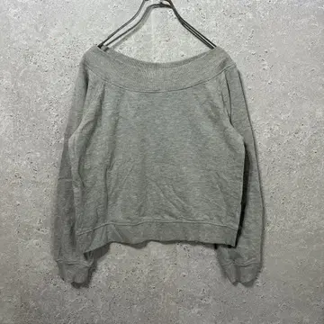 MOSSIMO SUPPLY CO. (XS) 오프숄더 맨투맨*무지