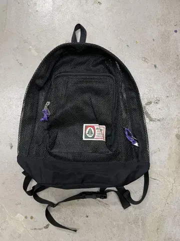 90s woods 백팩 메쉬 블랙 원 포인트