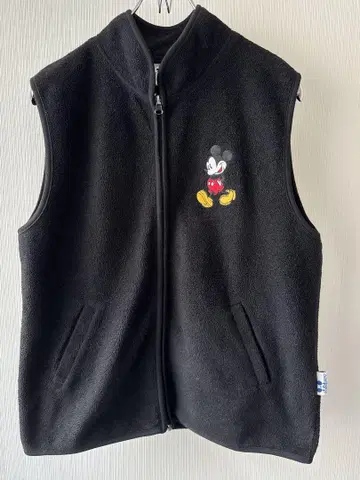 Disney vintage 미키 플리스 보아 베스트