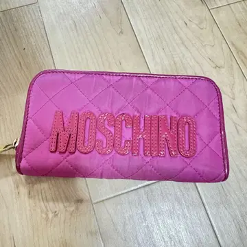MOSCHIO 핑크 지갑 잡화 모스키노 수납 가방 있음