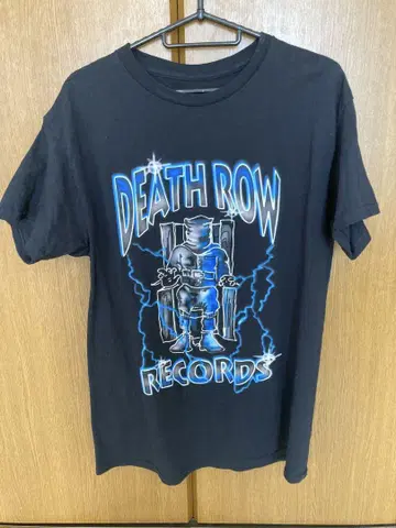 DEATH ROW RECORDS 티셔츠 M 블랙