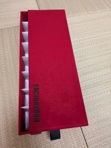 FACTORY900 칸막이 안경 케이스 빨간색