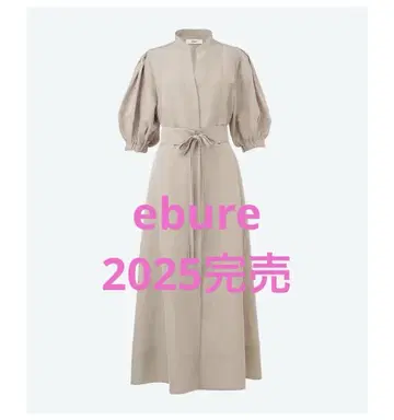 에부르 2025 린넨 아세테이트 원피스
