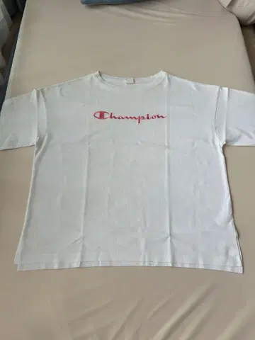Champion 화이트 T셔츠 M