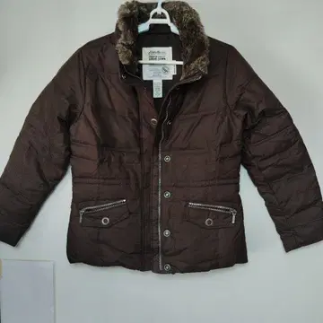 Eddie Bauer 브라운 다운 자켓 PETITE M
