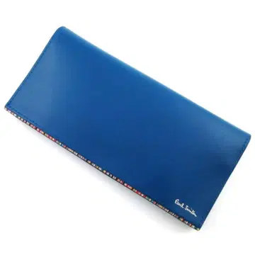 박스 없음 특가 미사용품 폴스미스 인기 스트라이프 장지갑 블루