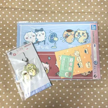 치이카와 (먼작귀) 제일복권 러버 참 & 클리어 파일 세트