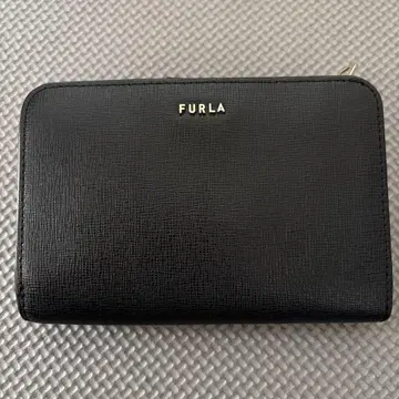 FURLA 블랙 접이식 지갑