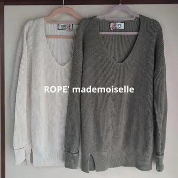 ROPE' mademoiselle V넥 니트 스웨터 2종 세트