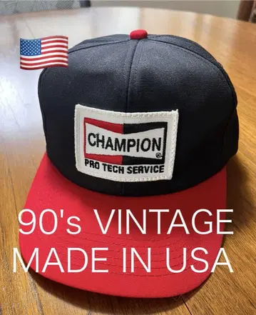 90's USA제! VINTAGE CHAMPION 캡 플러그 바이크