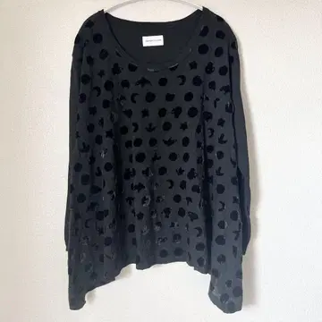 TSUMORI CHISATO 츠모리치사토 튜닉 벨로아 원단 긴팔 별