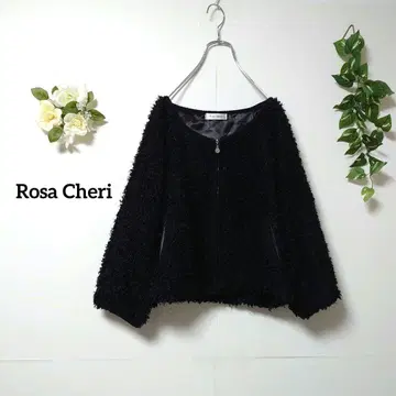 로사 체리 푸들 퍼 자켓 플리스 M