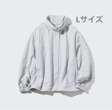 [ 완판템 ] UNIQLO UV컷 유틸리티 블루종 라이트 그레이 L