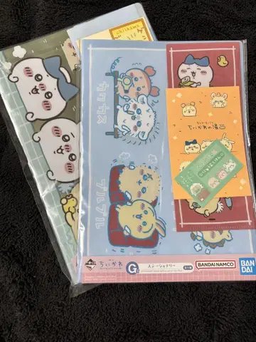 제일복권 치이카와 (먼작귀) G상 문구 클리어 파일 2종