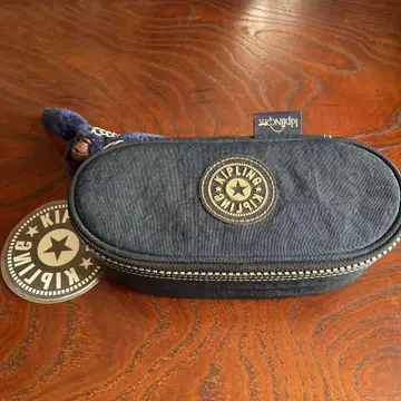 [ 택 포함 새상품 ] KIPLING 키플링 멀티 파우치 펜 케이스 블루