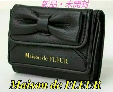 Maison de FLEUR 리본이 귀여운 미니 지갑 카드 케이스 새상품