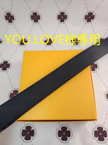 가죽 벨트 그레이/골드 컬러 금장 장식 115cm (YOU.LOVE)