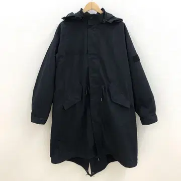 택 포함 미사용품 MONO-MART 7way 퍼 라이너 부착 모즈 코트