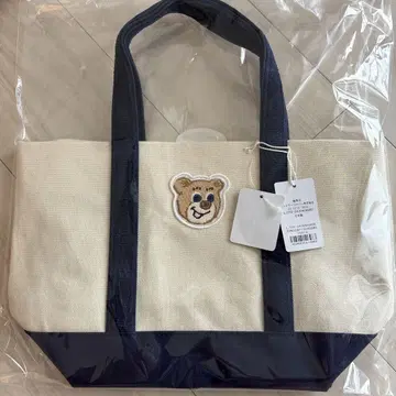 새상품 페이 라브라리 와펜 토트백