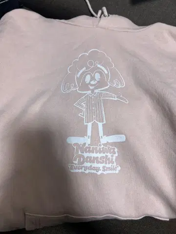 나니와단시 GU 후드티 핑크
