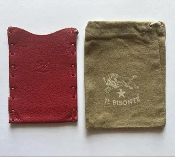 IL BISONTE 가죽 카드 케이스