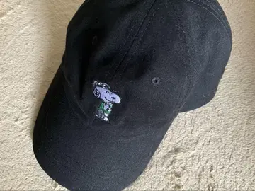 스벅 PEANUTS 캡 블랙 JOE KIND SNOOPY