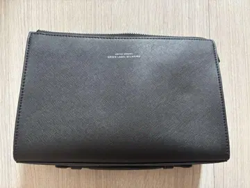 그린 레이블 릴랙싱 클러치백 블랙